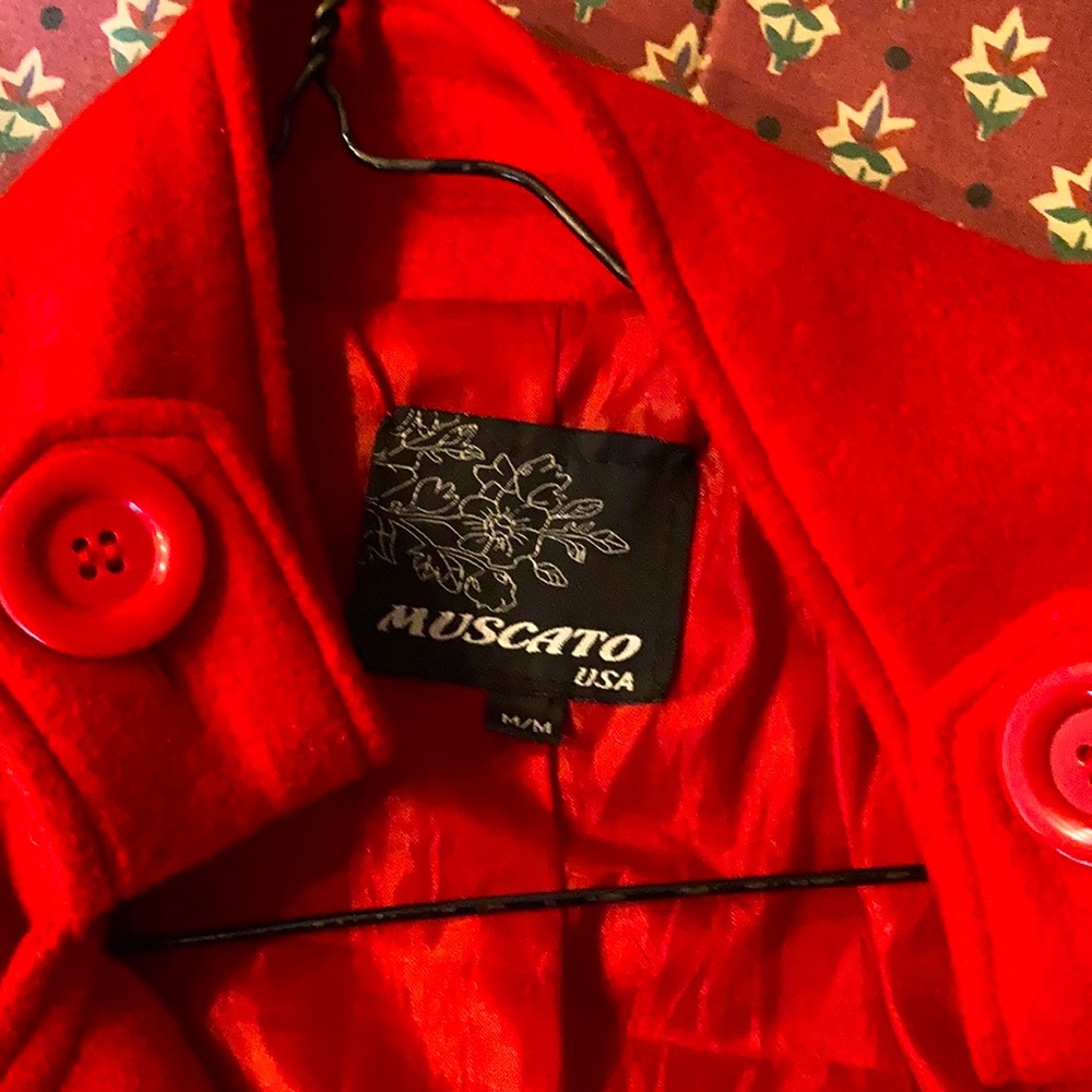 Fall red jacket